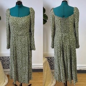 Size 20 Reformation Sigmund dress green NWT